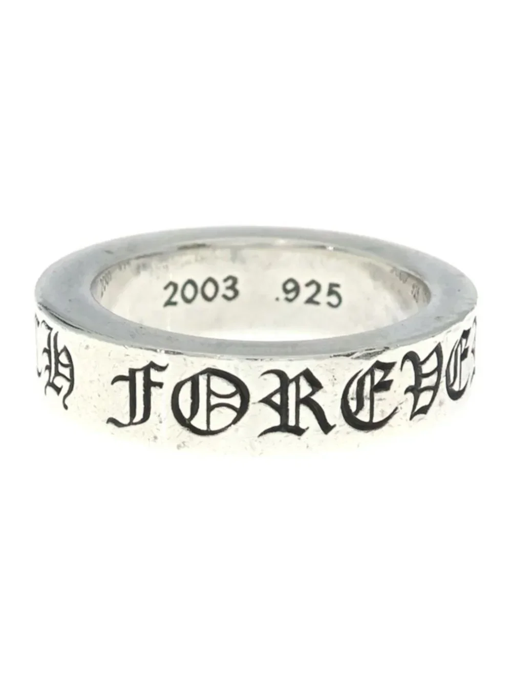 Chrome Hearts Spacer Forever Ring Silver